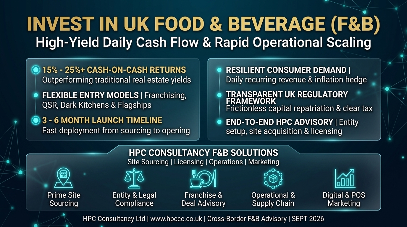 Why Vietnam Investors Must Consider the UK Food and Beverage Sector as Their Primary Entry Point